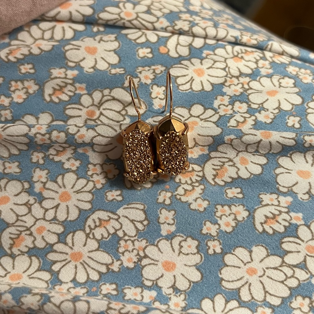 Kendra Scott Rose Gold Drop Earrings